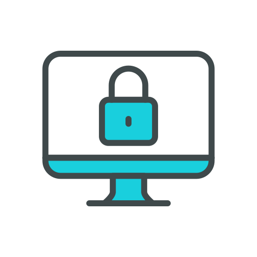 Secure computer Generic Fill & Lineal icon