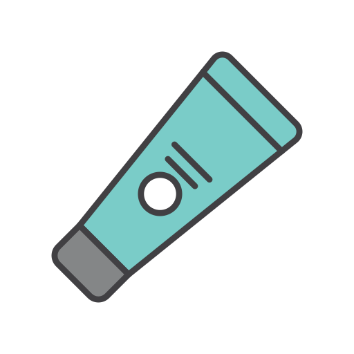 クリーム Generic Outline Color icon