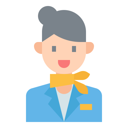 Air hostess Generic Flat icon
