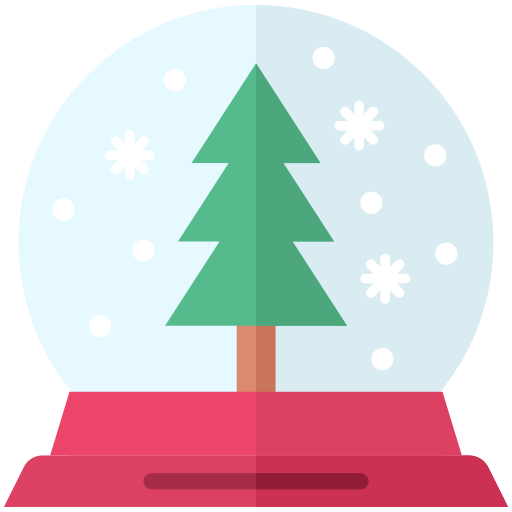 sneeuwbol Generic Flat icoon