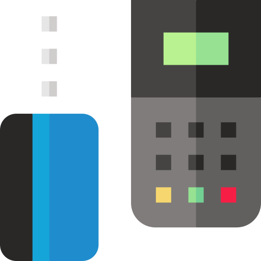 Contactless Basic Straight Flat icon