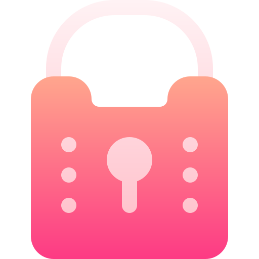 Padlock Basic Gradient Gradient icon