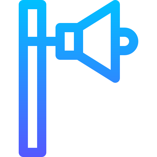 スピーカー Basic Gradient Lineal color icon