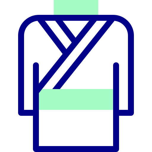 키모노 Detailed Mixed Lineal color icon