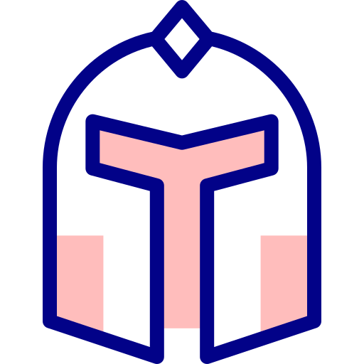 ヘルメット Detailed Mixed Lineal color icon