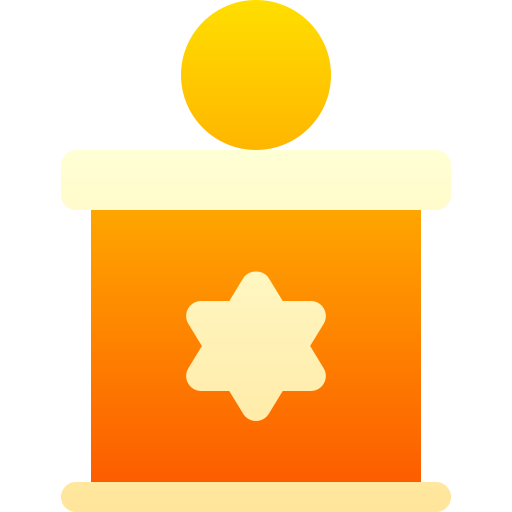 hanukkah Basic Gradient Gradient icona