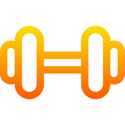 Gym Basic Gradient Lineal color icon