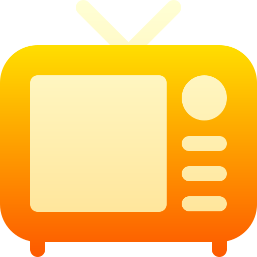 tv Basic Gradient Gradient icon