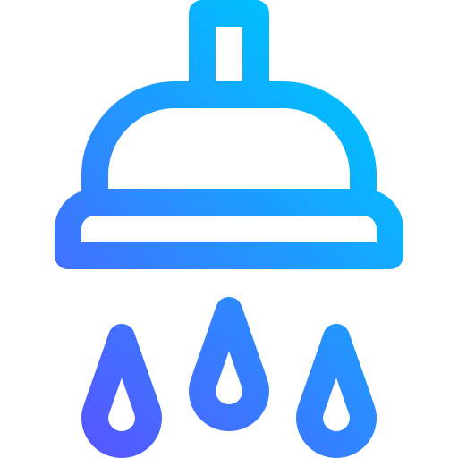 シャワー Basic Gradient Lineal color icon