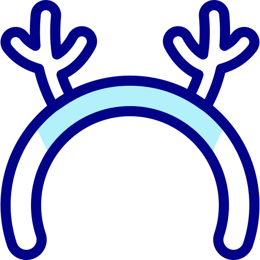 トナカイの角 Detailed Mixed Lineal color icon