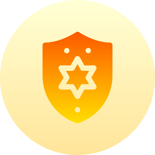 Police Basic Gradient Circular icon