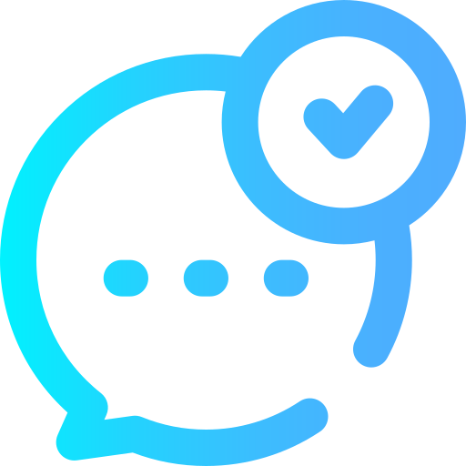 Chat Super Basic Omission Gradient icon