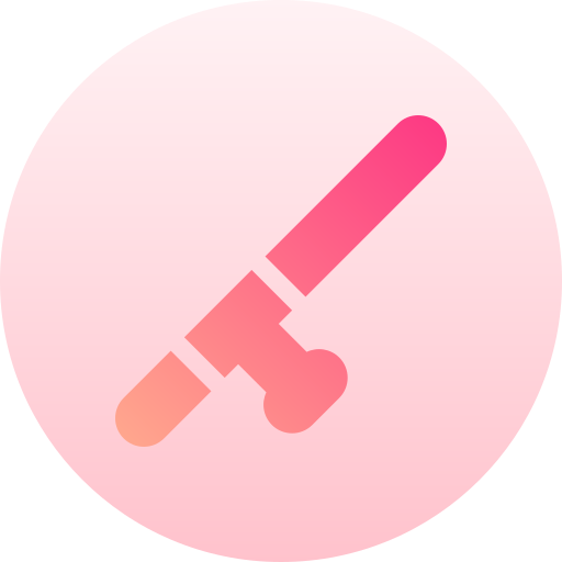 Baton Basic Gradient Circular icon