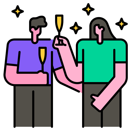 파티 Generic Outline Color icon