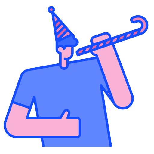 Party Generic Outline Color icon