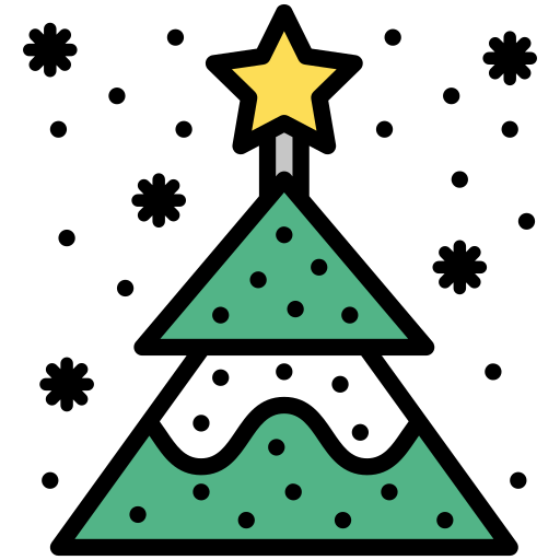 Christmas tree Generic Outline Color icon