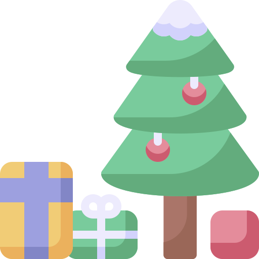 árbol de navidad bqlqn Flat icono