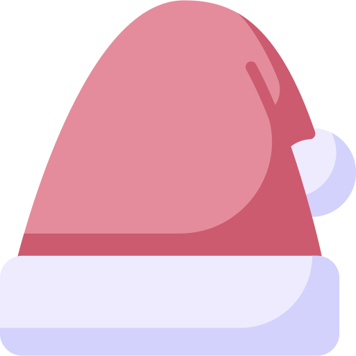 Новогодняя шапка bqlqn Flat иконка