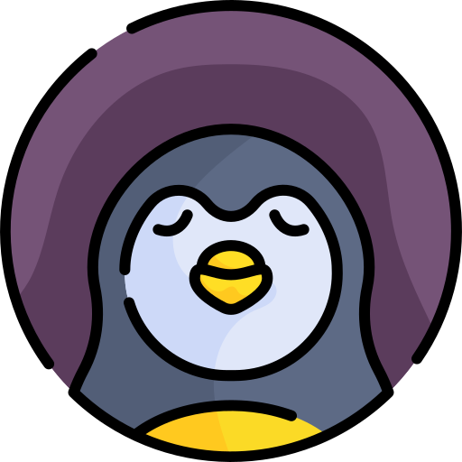 pingwin bqlqn Lineal Color ikona