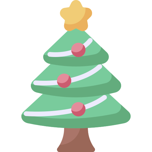 Christmas tree bqlqn Flat icon