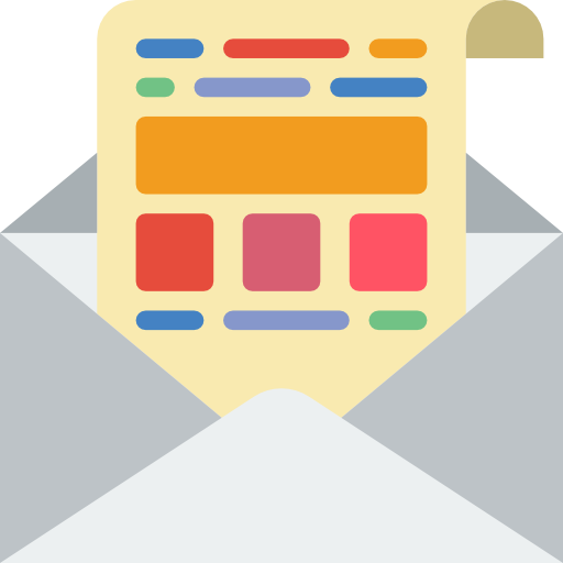 e-mail prettycons Flat icoon