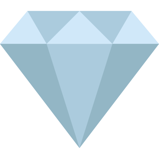 diamante prettycons Flat Ícone