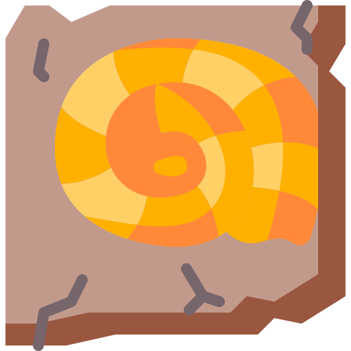 fósil Generic Flat icono