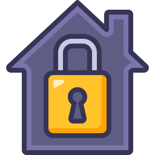 家と鍵 Generic Outline Color icon