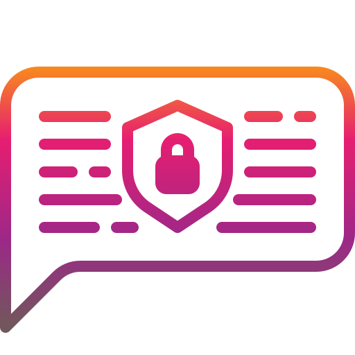 Private chat Generic Flat Gradient icon