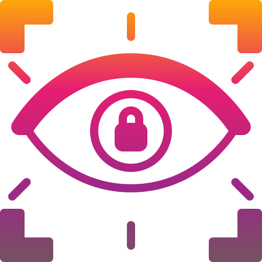 Eye recognition Generic Flat Gradient icon