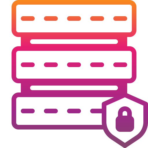 Database security Generic Flat Gradient icon