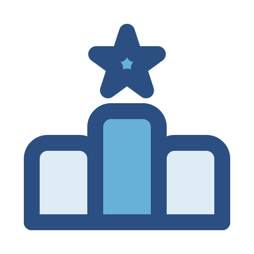 podium Generic Blue ikona