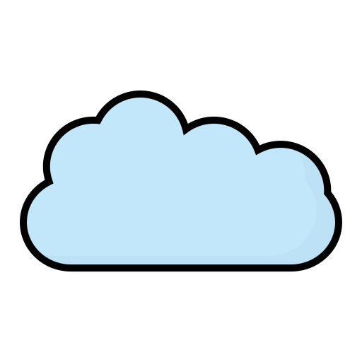 Cloud Generic Outline Color icon