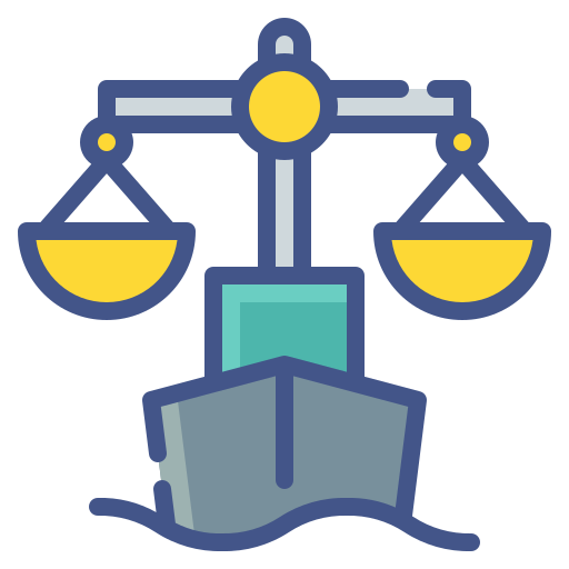 Maritime laws Generic Outline Color icon