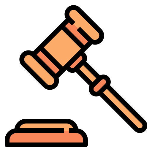 Gavel Generic Outline Color icon