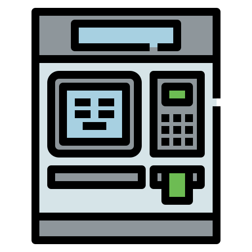 kaartjesautomaat Generic Outline Color icoon