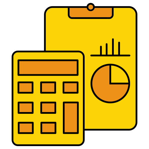 Accounting Generic Thin Outline Color icon
