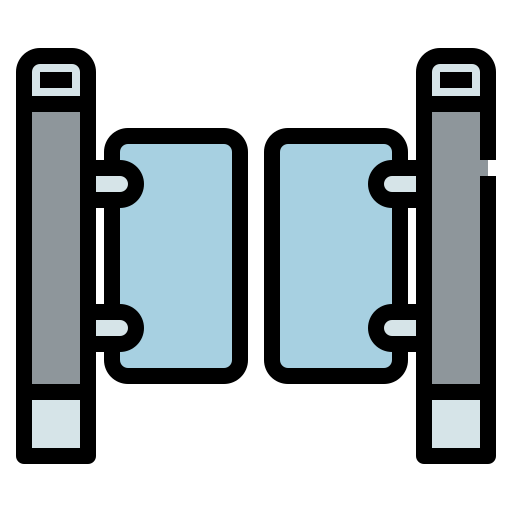Turnstile Generic Outline Color icon