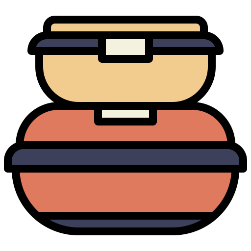 食品容器 Generic Outline Color icon