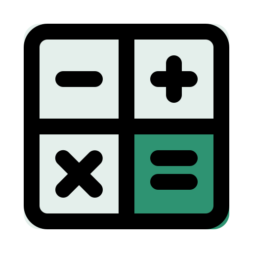 Calculator Generic Outline Color icon