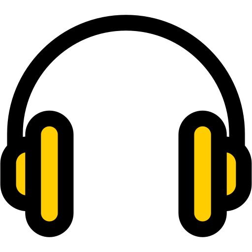 Headset Generic Outline Color icon