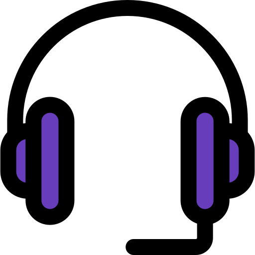 Headphones Generic Outline Color icon