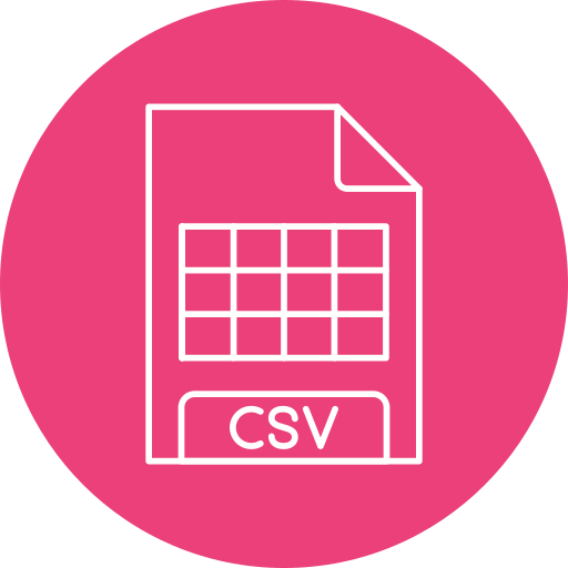 csv Generic Circular icon