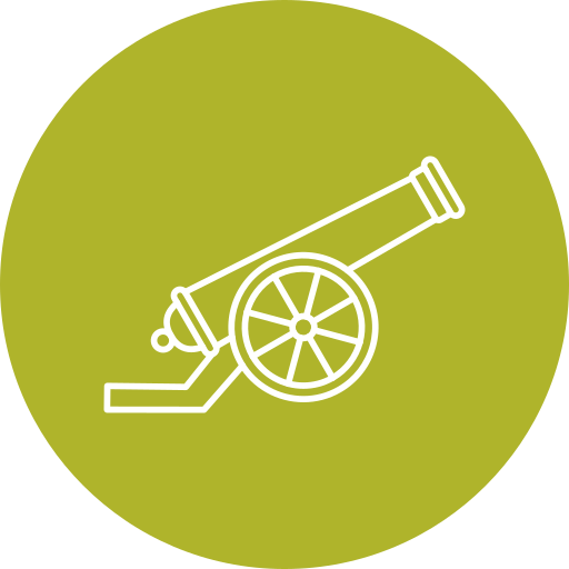 大砲 Generic Circular icon