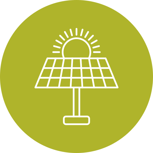 Solar panel Generic Circular icon