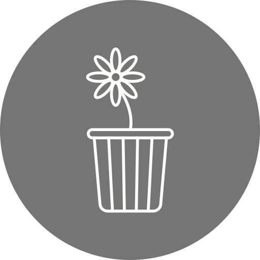 bloempot Generic Circular icoon