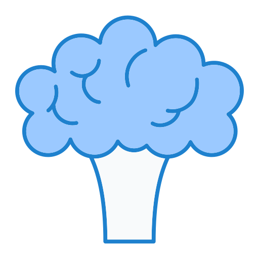 brocoli Generic Blue Icône