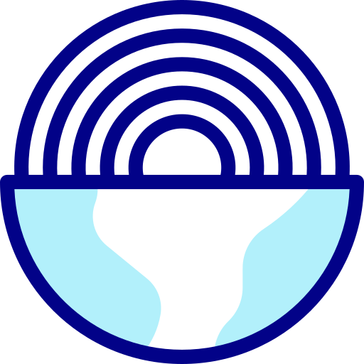 エコロジー Detailed Mixed Lineal color icon