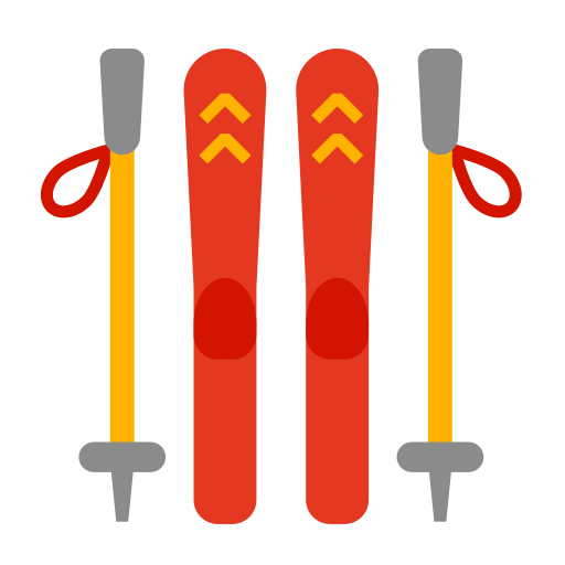 Ski Generic Flat icon