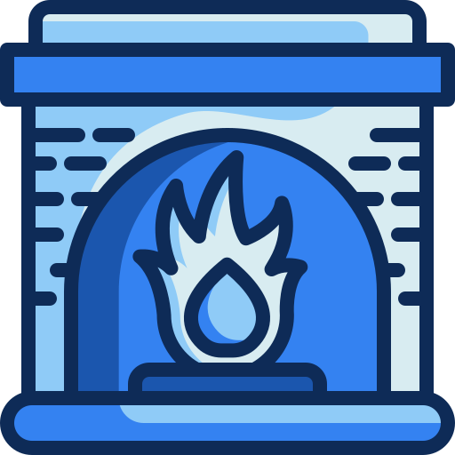 暖炉 Generic Outline Color icon